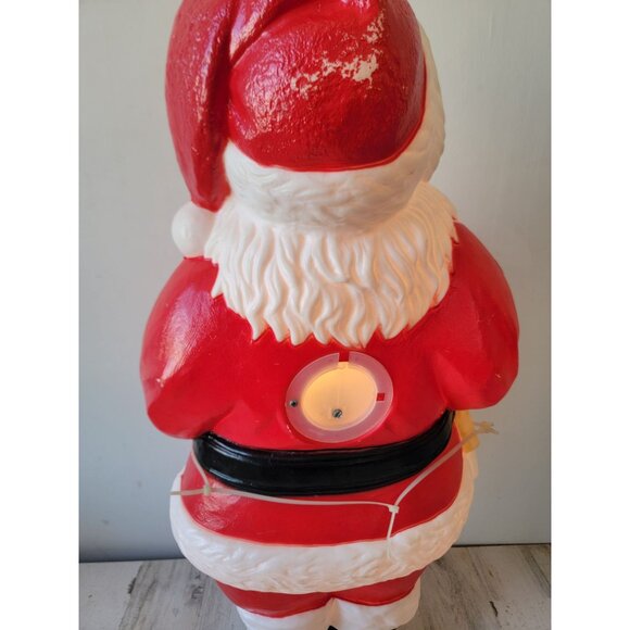 Grand venture candy cane Santa Claus blow mold lawn decor Xmas - Picture 8 of 11
